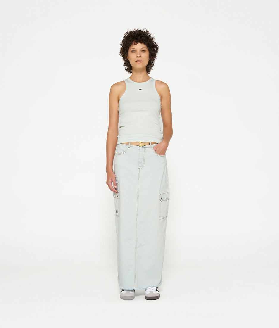 tank top rib | sea foam
