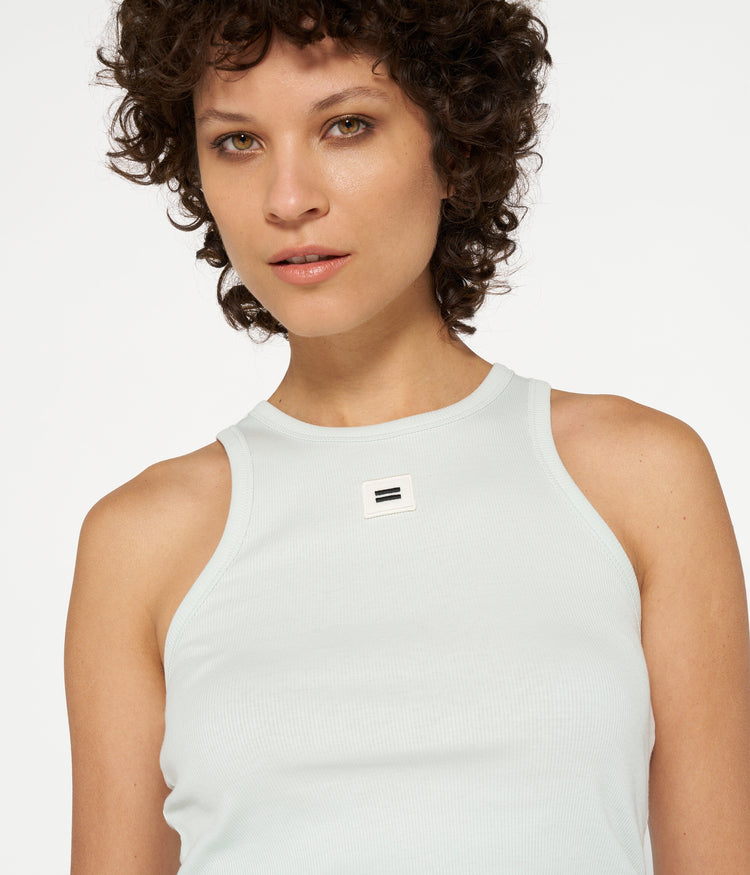tank top rib | sea foam