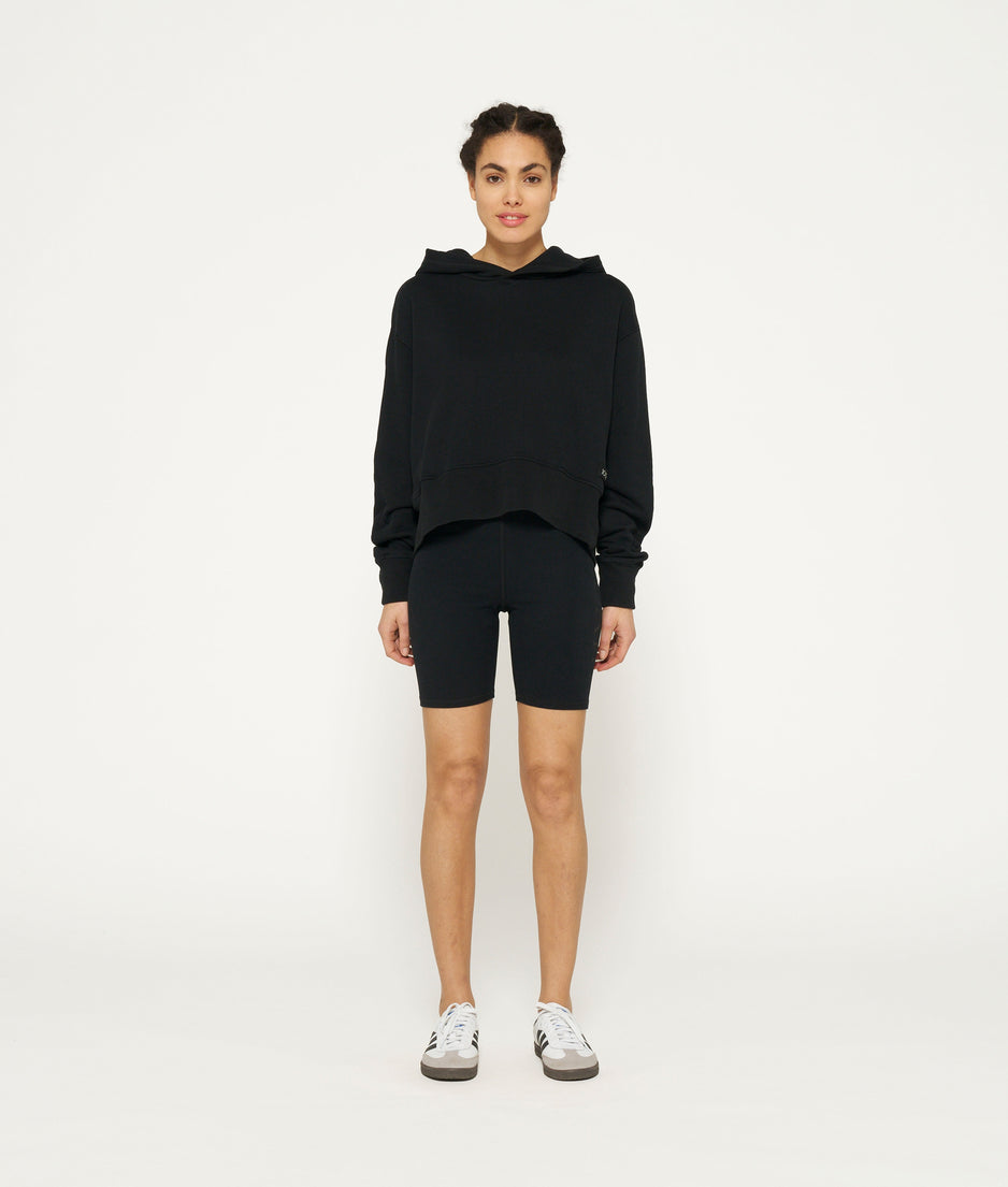 jersey cycling shorts | black