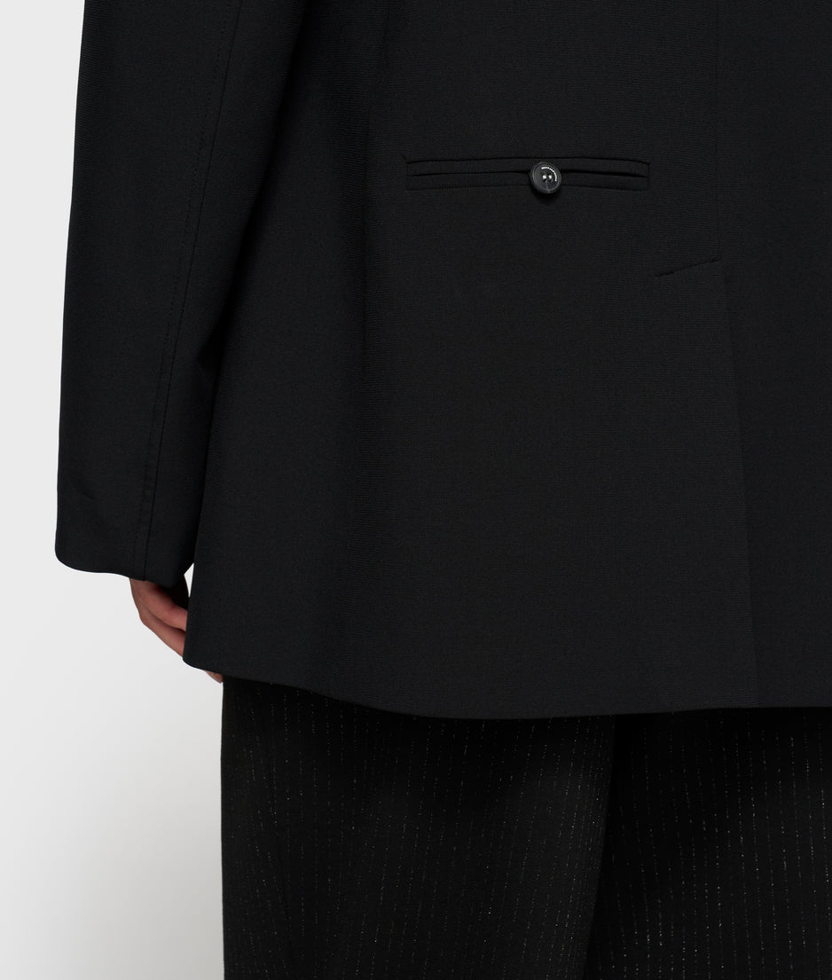 statement blazer strass | black