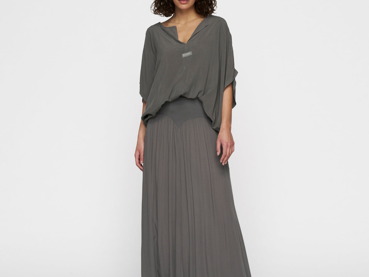 skirt dress rib waistband | oil