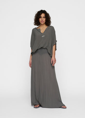 skirt dress rib waistband | oil