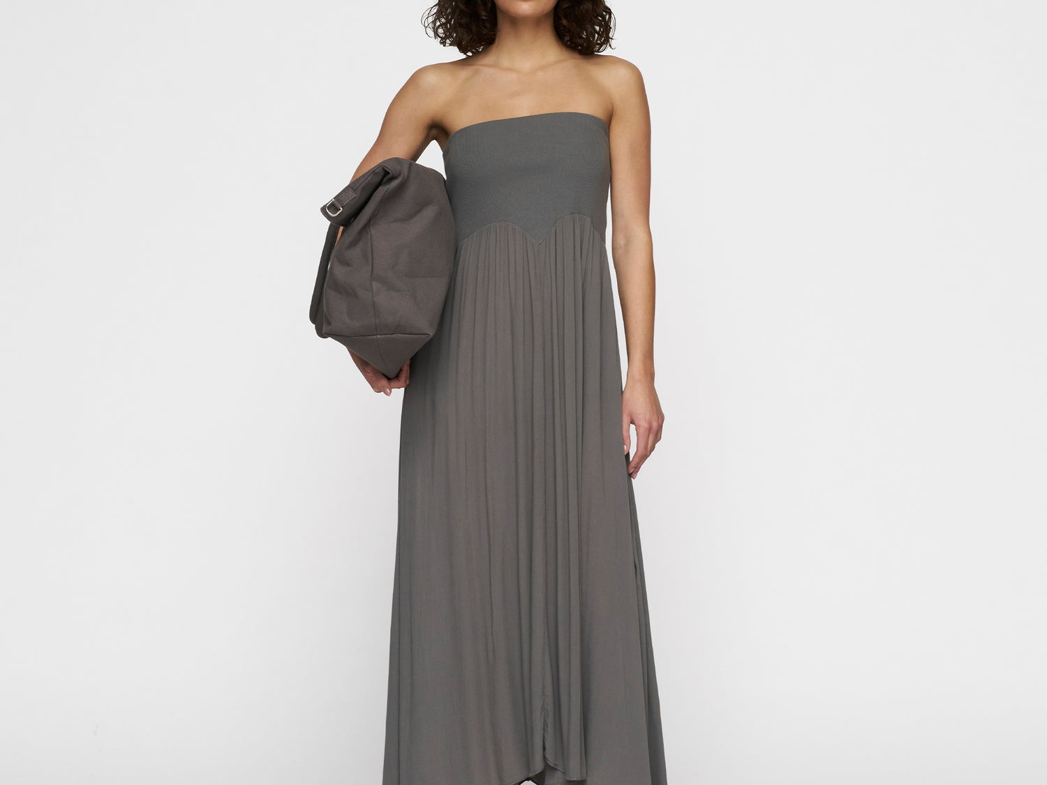 skirt dress rib waistband | oil