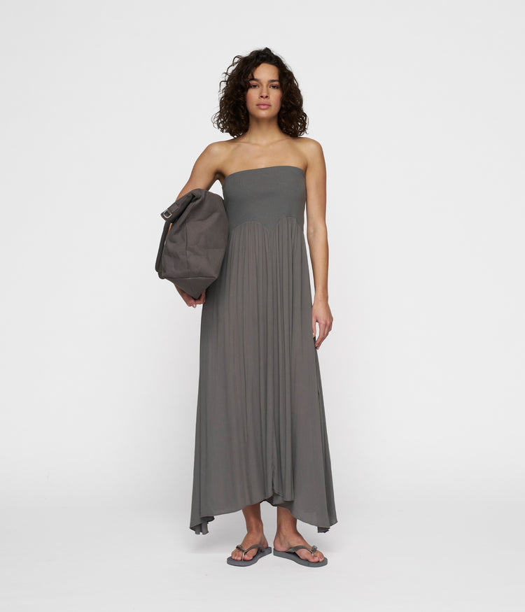 skirt dress rib waistband | oil