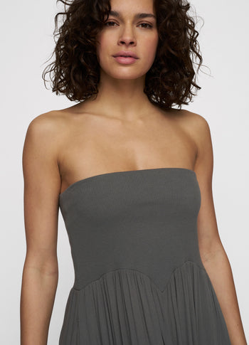 skirt dress rib waistband | oil