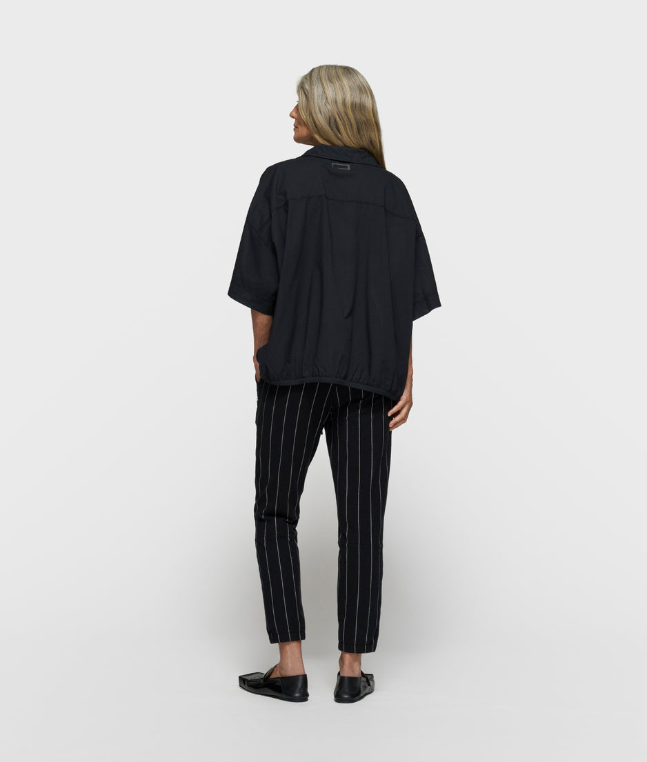 oversized blouse jacket | black