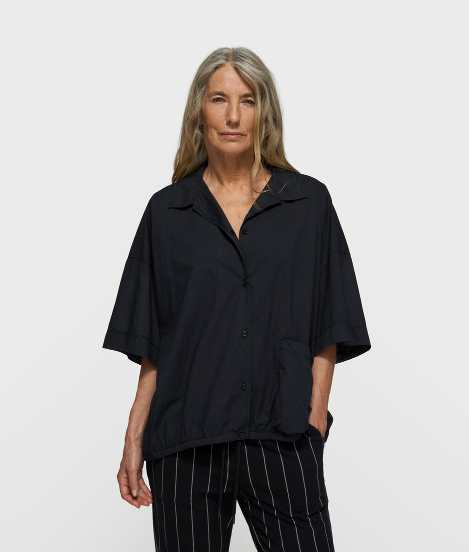 oversized blouse jacket | black