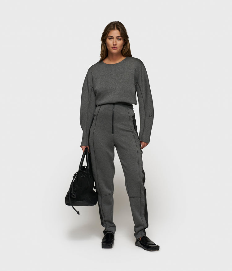 high waist pants scuba | antra melee