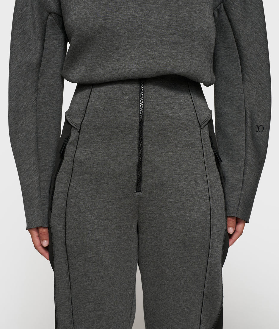 high waist pants scuba | antra melee