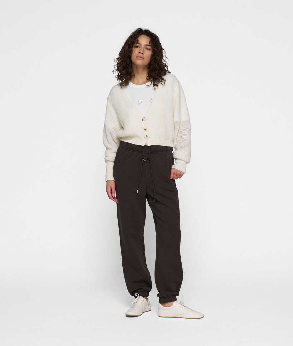 knit cardigan | ecru