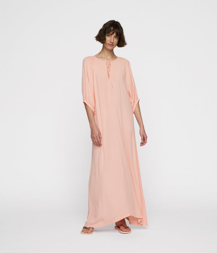 maxi dress | peach