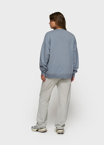 human fleece sweater | la blue
