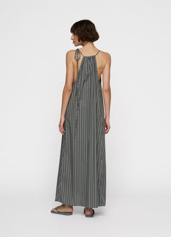 summer dress stripes | oil