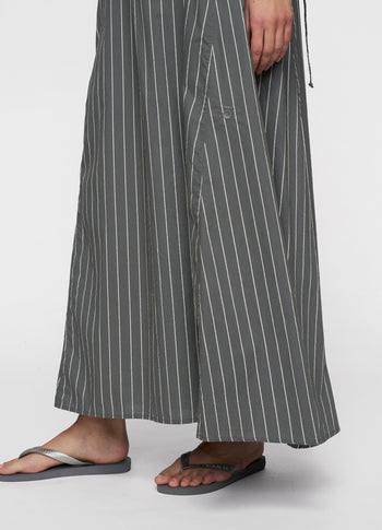 summer dress stripes | oil