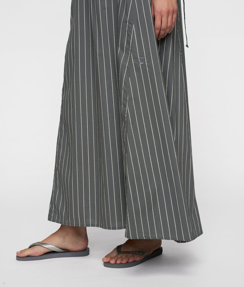 summer dress stripes | oil
