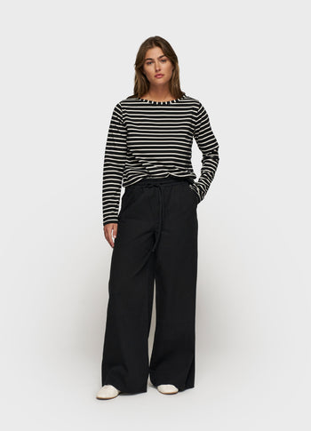THE LONGSLEEVE STRIPE | black/white