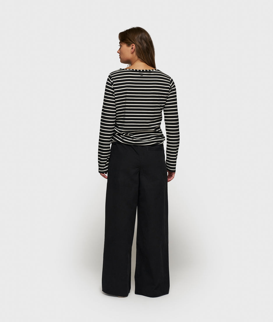 THE LONGSLEEVE STRIPE | black/white