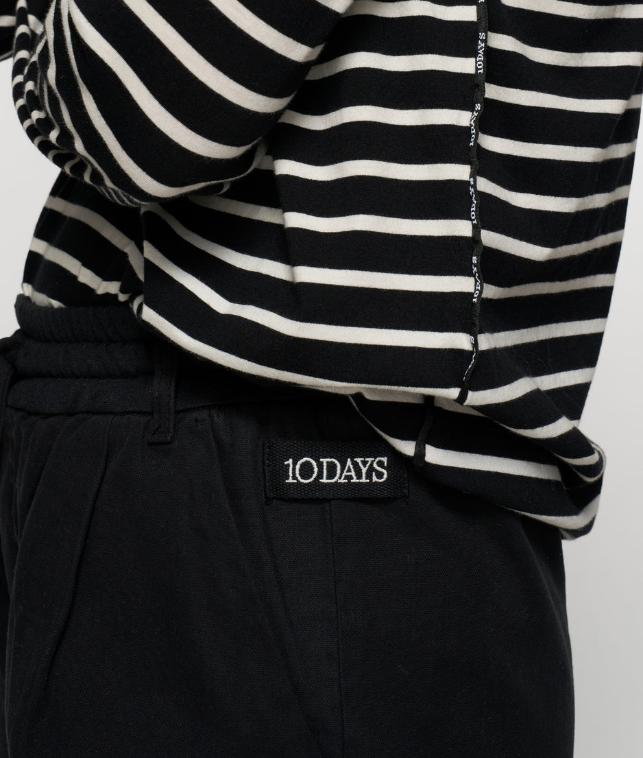 THE WIDE LEG PANTS | black