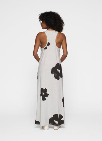 tanktop dress flower | soft white melee