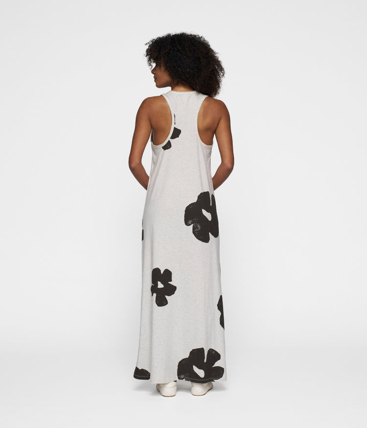 tanktop dress flower | soft white melee