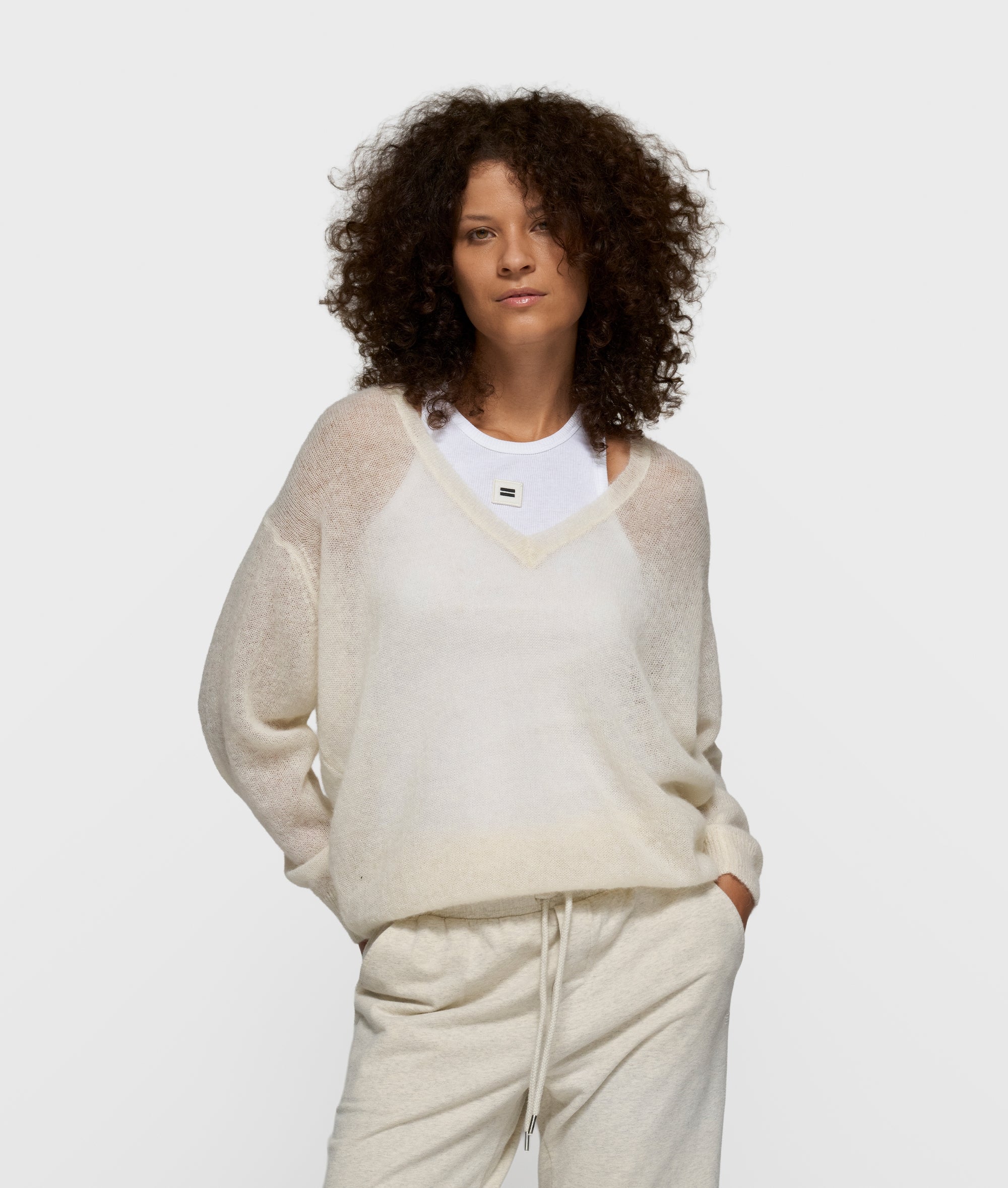 THE V-NECK KNIT SWEATER
