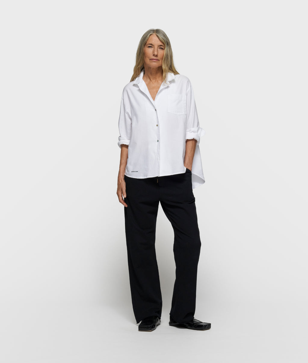 THE PIQUE SHIRT | white