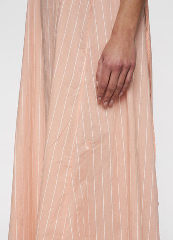 summer dress stripes | peach