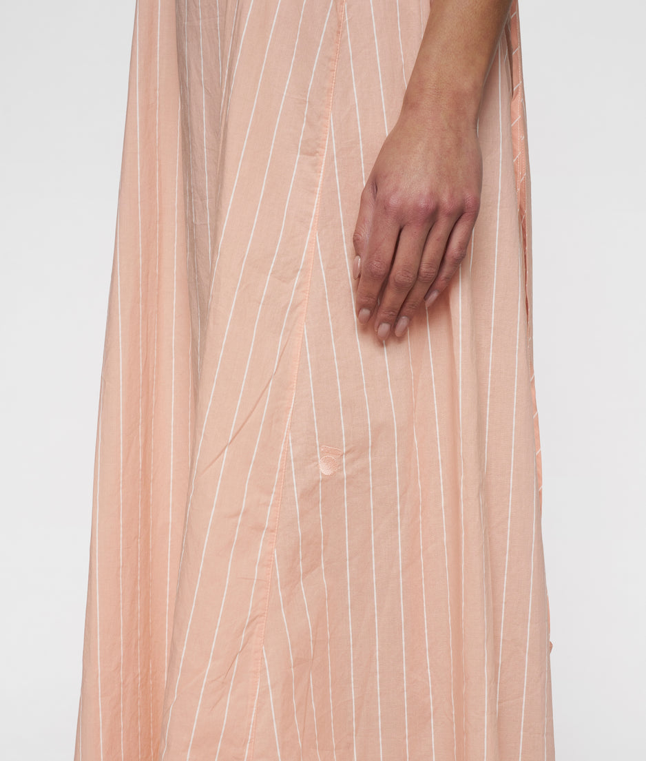 summer dress stripes | peach
