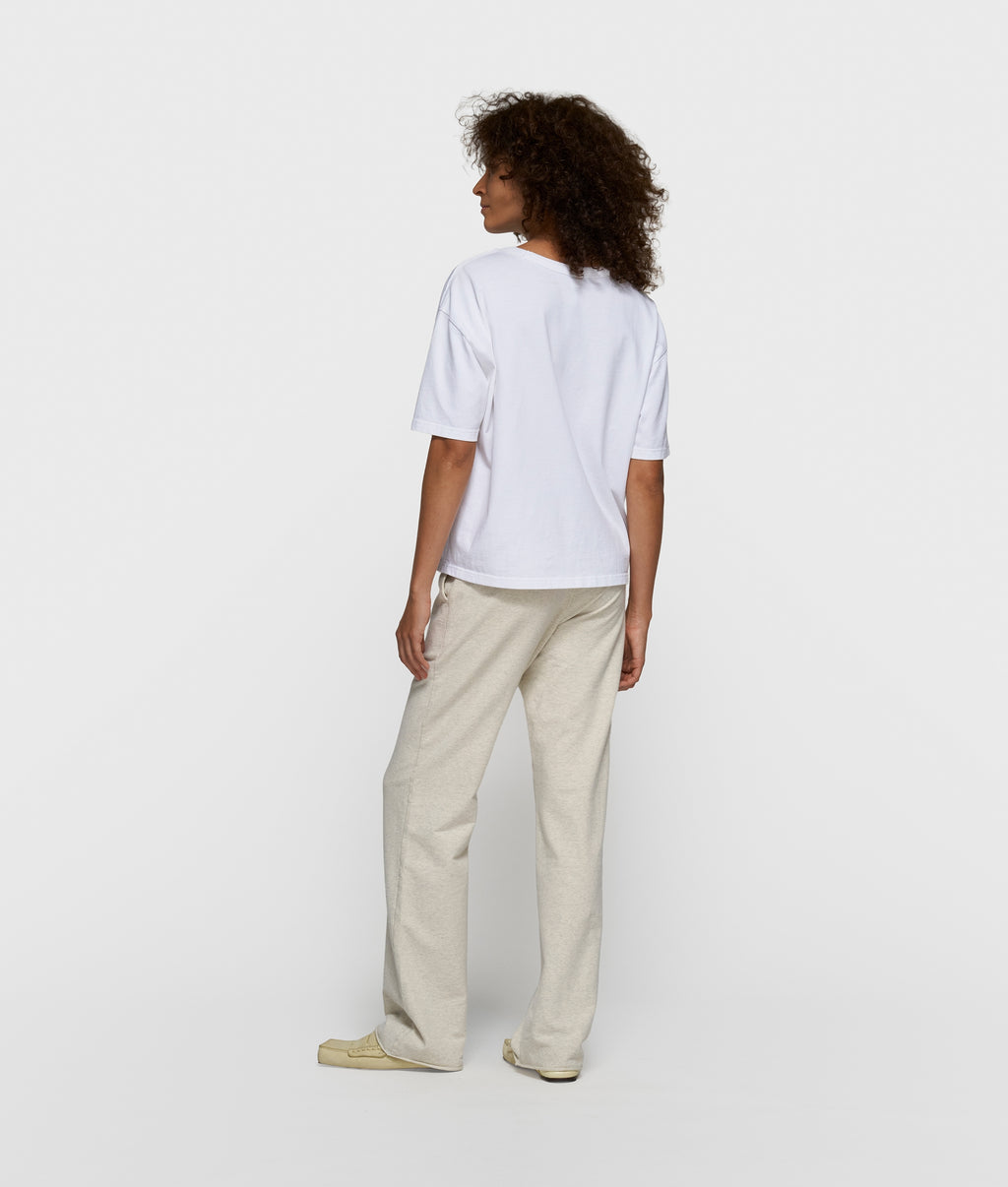 THE THICK COTTON TEE | white