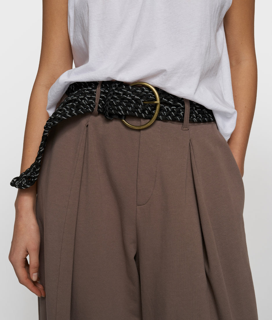 braided belt | black