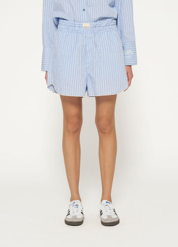 stripe short | classic blue