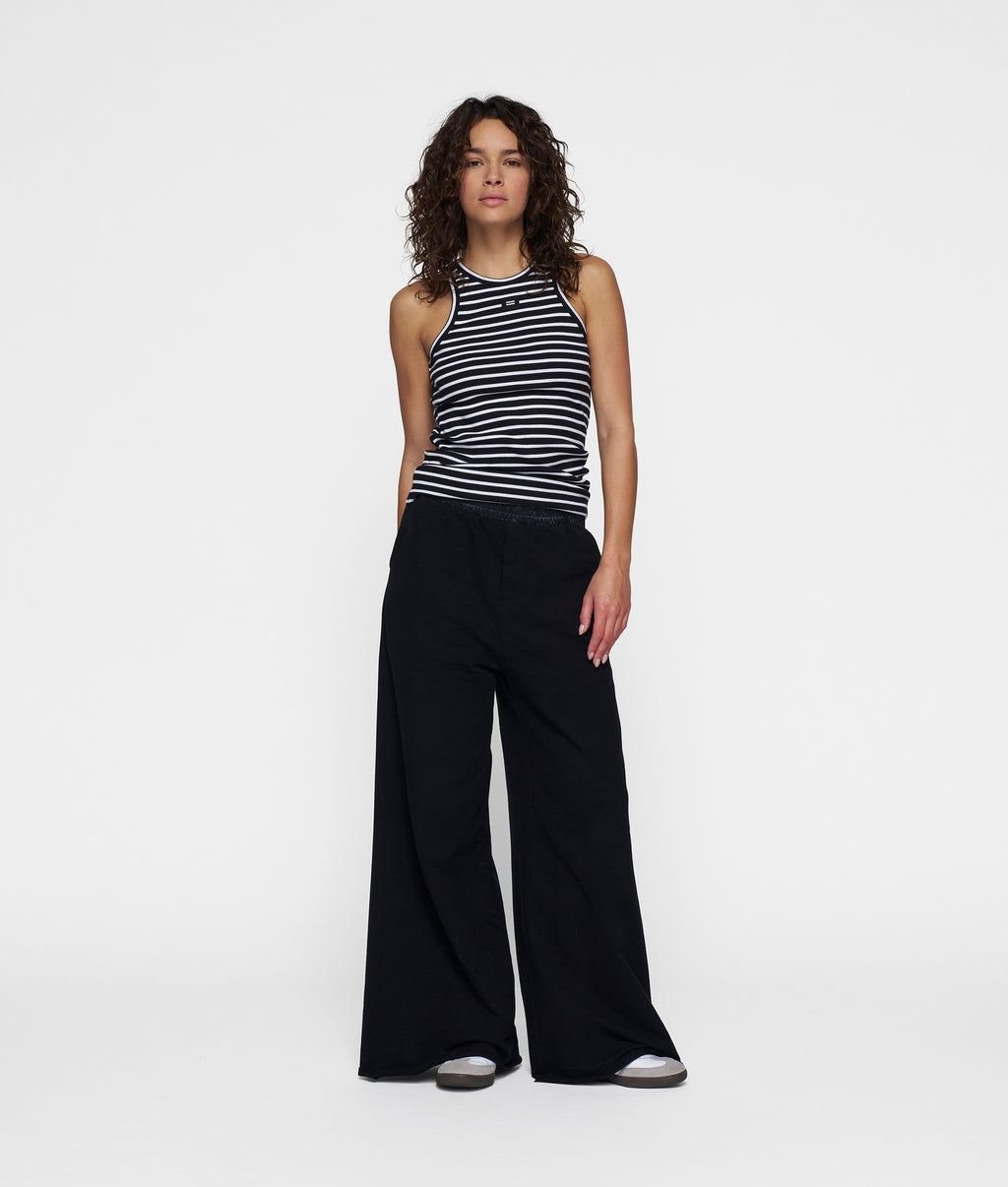 THE TANK TOP STRIPES | black/white
