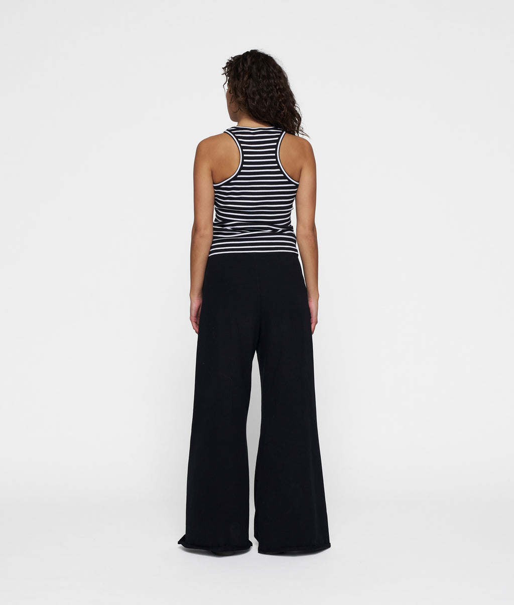 THE TANK TOP STRIPES | black/white