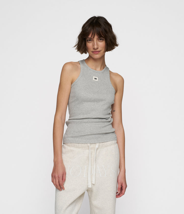 THE TANK TOP | light grey melee