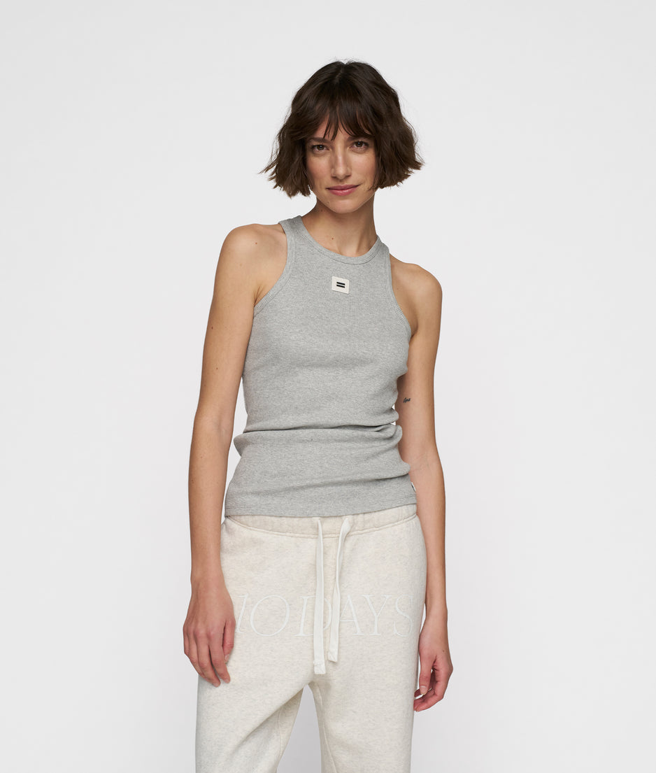THE TANK TOP | light grey melee