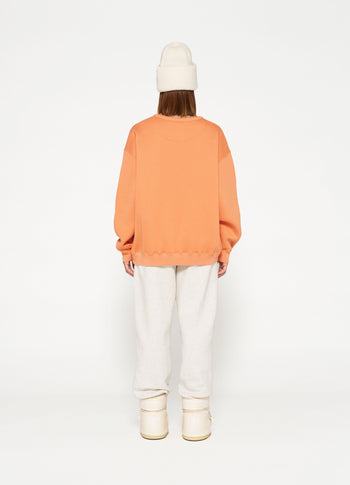 statement sweater | orange melon