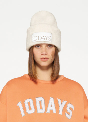 statement sweater | orange melon