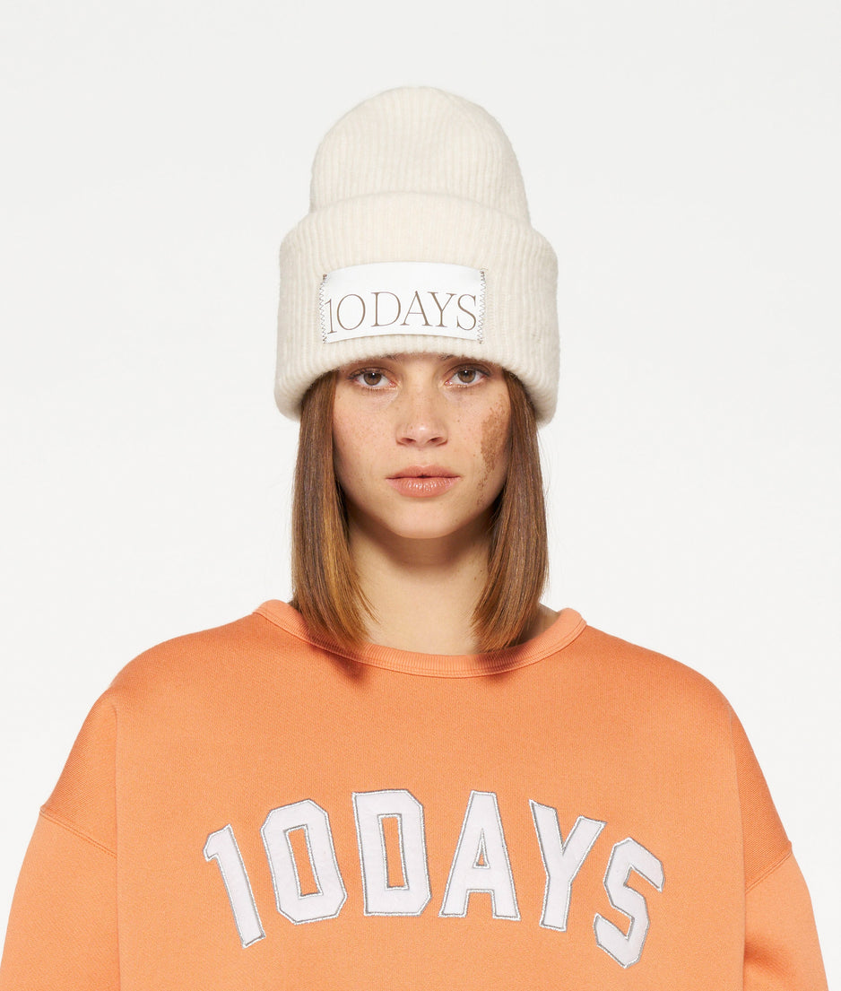 statement sweater | orange melon