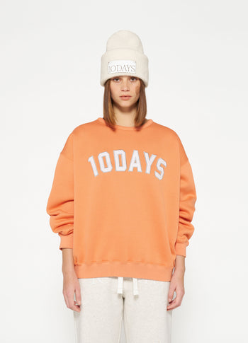 statement sweater | orange melon