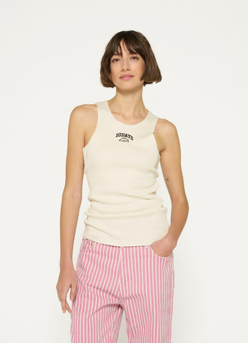 tanktop rib | warm white