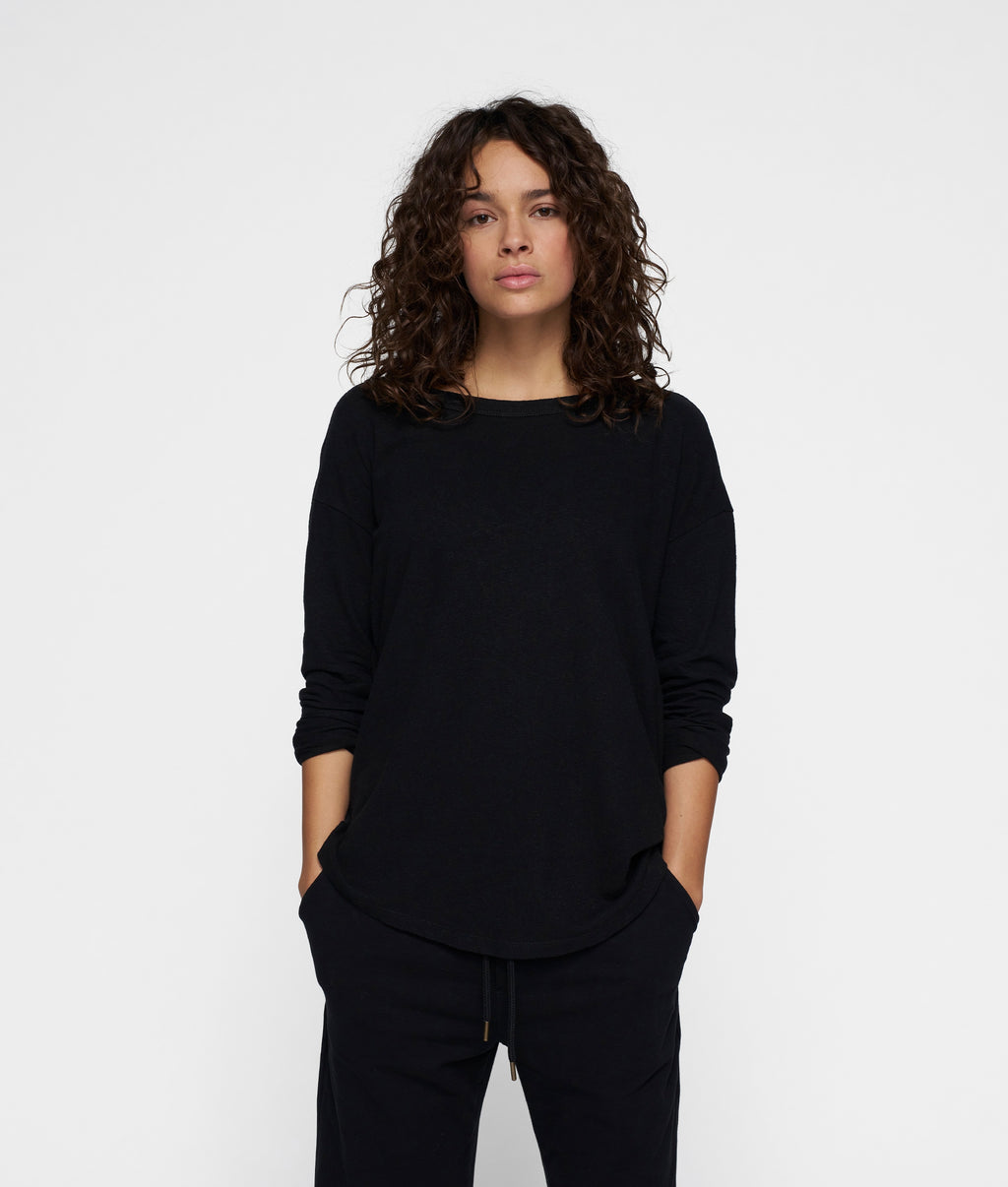 THE LONG SLEEVE TEE | black
