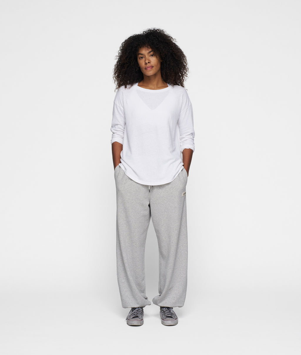 THE LONG SLEEVE TEE | white