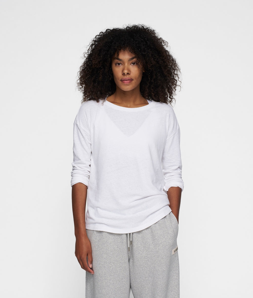 THE LONG SLEEVE TEE | white