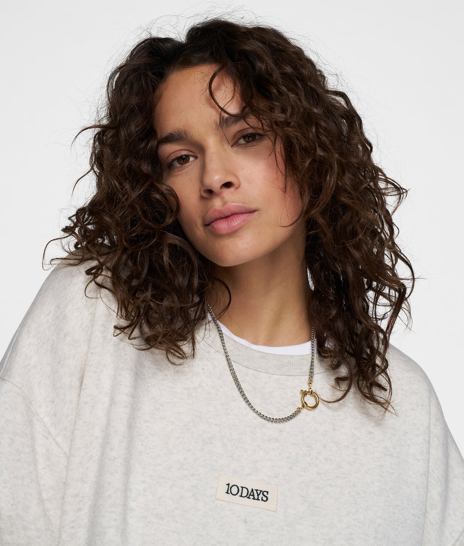 chain necklace silver | silver grey