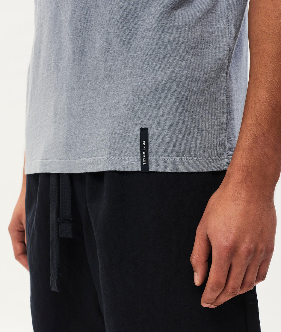 Dax linen tee | la blue