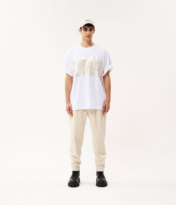 Human heavy jersey tee | white