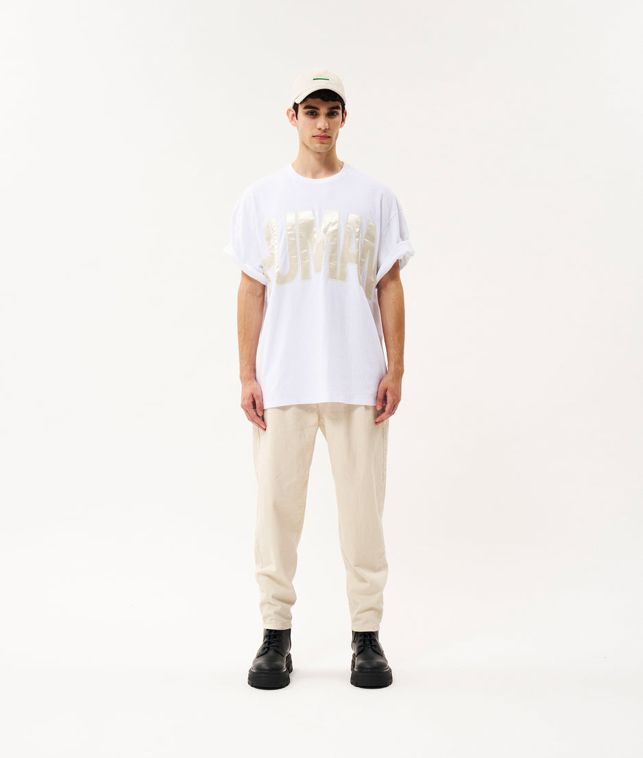 Human heavy jersey tee | white