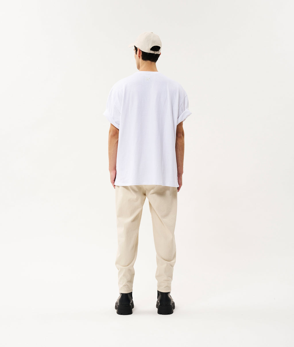 Human heavy jersey tee | white
