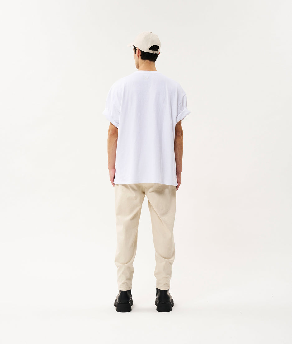 Human heavy jersey tee | white