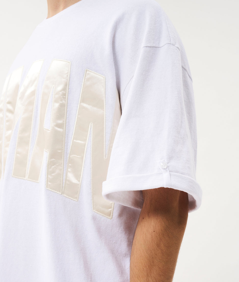 Human heavy jersey tee | white